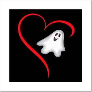 Heart Ghost Posters and Art